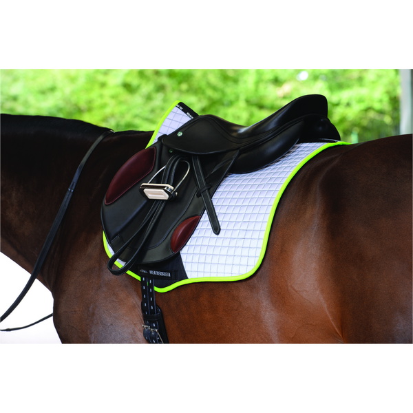 Weatherbeeta Premier Réfléchissant Tout Argent Tapis De Selle Usage / Jaune 1004914